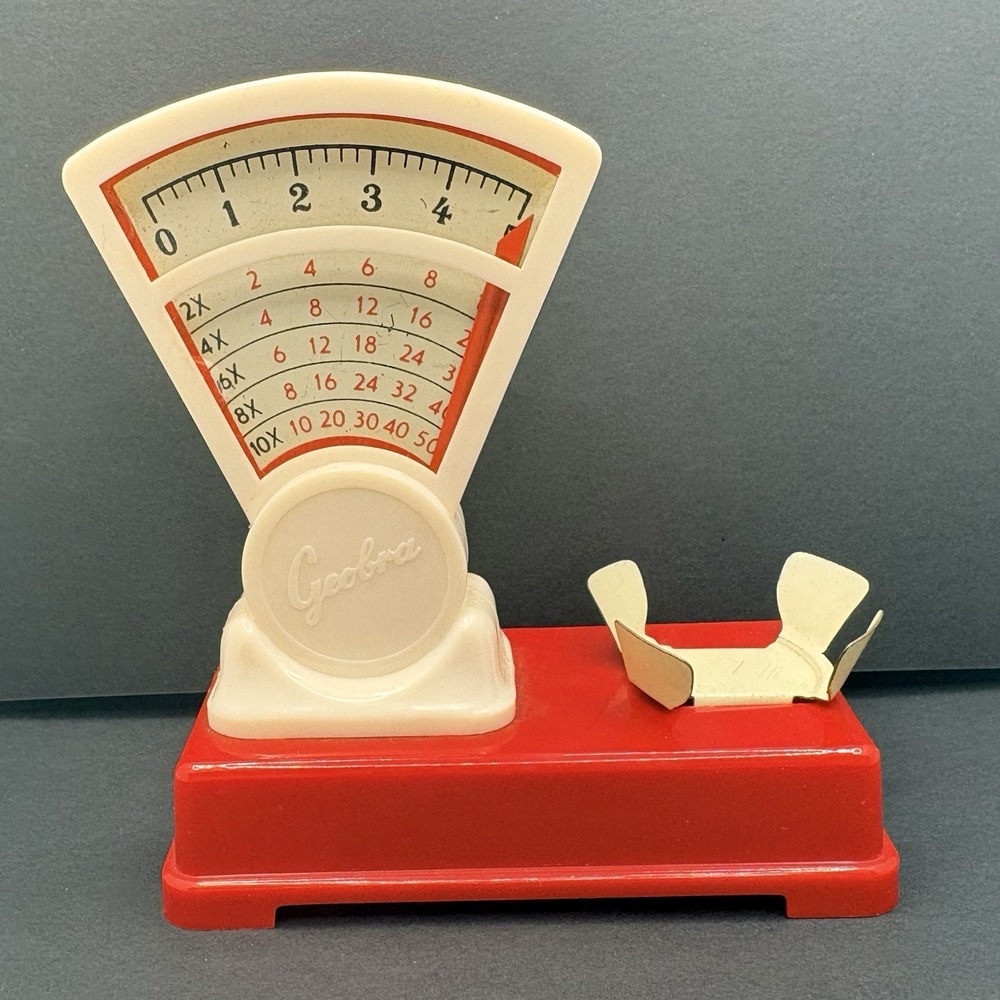 Vintage Geobra Toy Kitchen Grocery Store Scale Germany Non-working